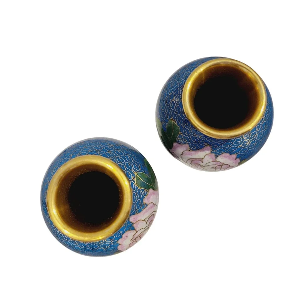 Pair‎ of Chinese Cloisonne 6